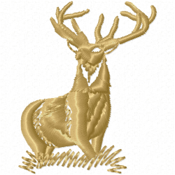 Gazelle Embroidery Design 10